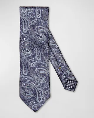 Men's Paisley Jacquard Silk Tie