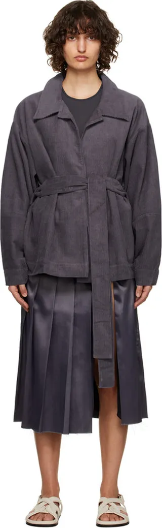 Deiji Studios Blue Belted Robe