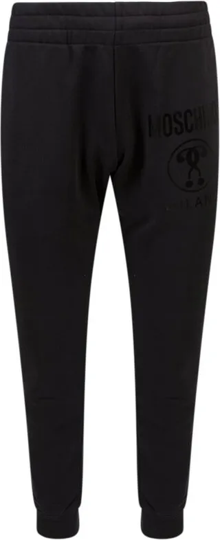 Moschino Logo Printed Tapered Track Pants
