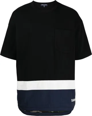 logo-print detail T-shirt
