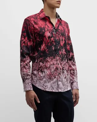 Men's Clinton Cotton-Stretch Sport Shirt