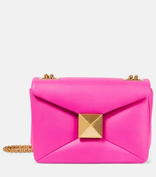 One Stud Small leather shoulder bag