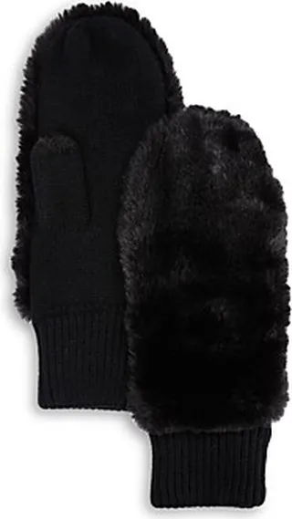 Echo Faux Fur Mittens
