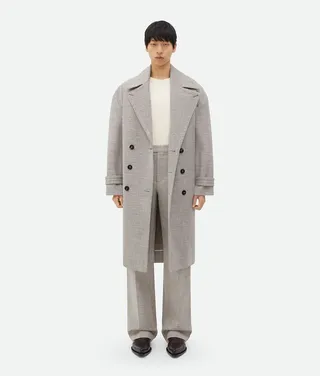 Wool And Cotton Coat