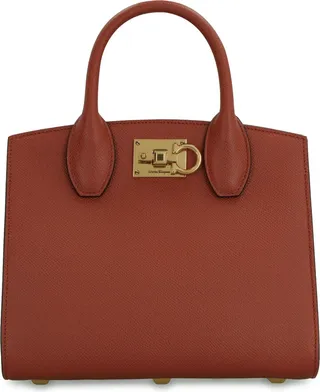 The Studio Box Leather Handbag