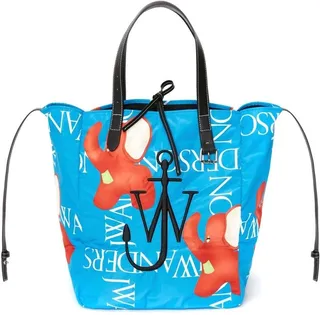 Cabas logo-embroidered belt tote bag