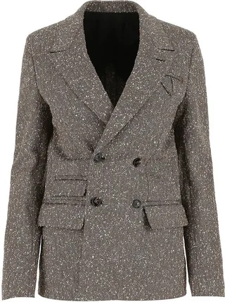 Bottega Veneta Knotted Herringbone Jacket