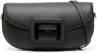 curved chain-strap H-bag