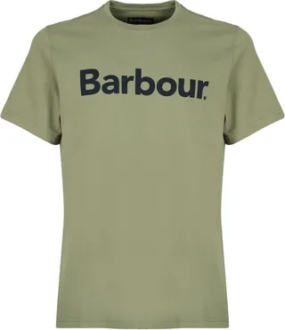 Barbour Logo Printed Crewneck T-Shirt