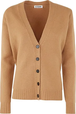 Jil Sander V-Neck Knitted Cardigan