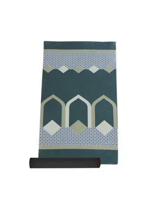 2 - Piece Sabr 'Abu Dhabi' Comfort Prayer Mat With Memory Foam Insert