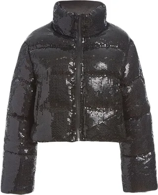 Sequinned Padded Jacket