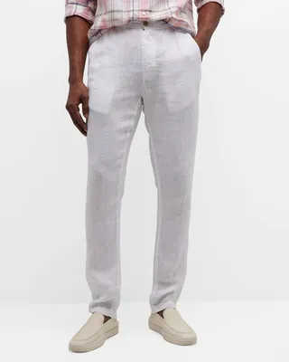 Men's Amalfi Slim Fit Linen Pants
