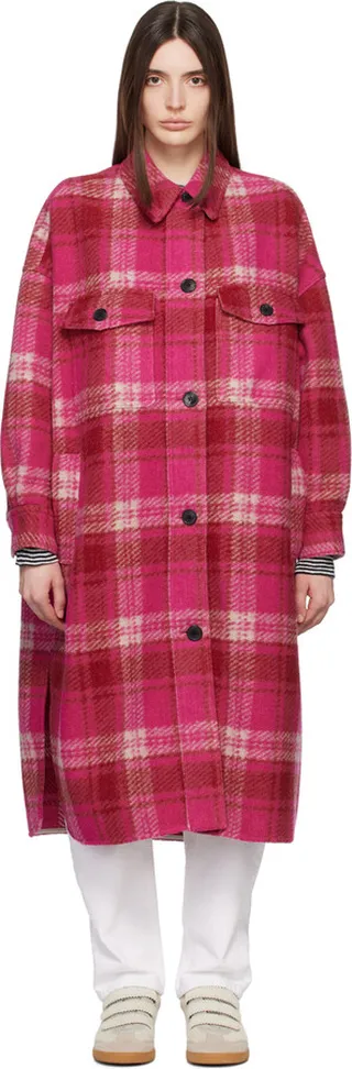 Isabel Marant Etoile Pink Fontizi Coat