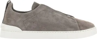 Ermenegildo Zegna Round Toe Slip-On Sneakers