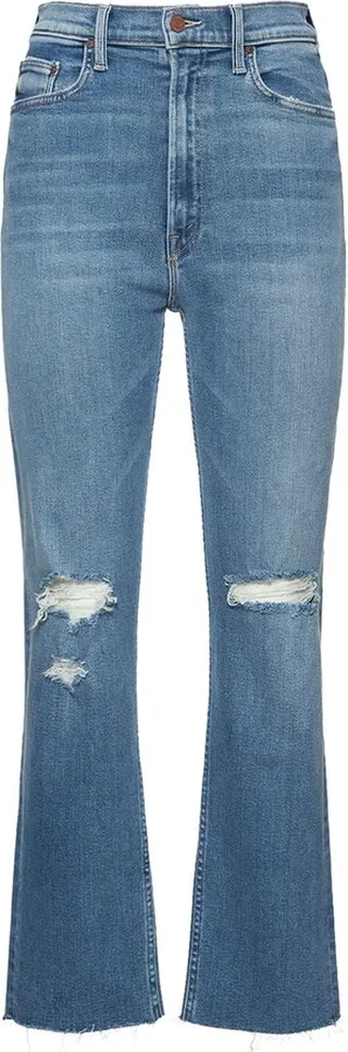 The Rider high rise cotton blend jeans