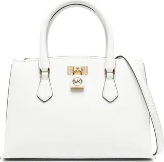 Saffiano leather padlock tote bag