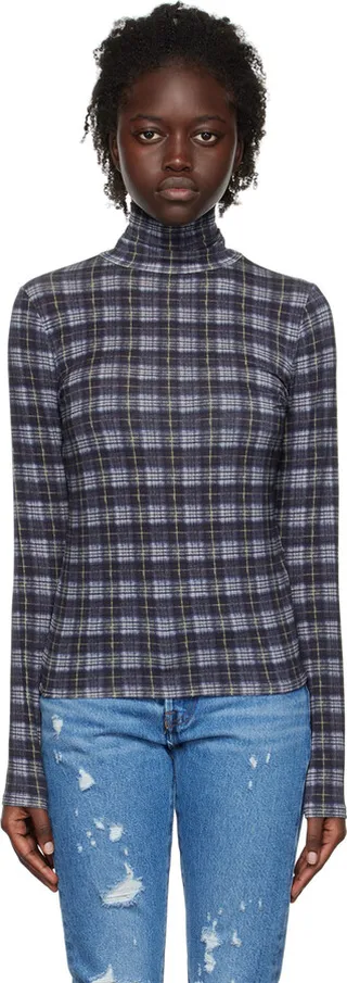 Vince Navy Hazy Turtleneck