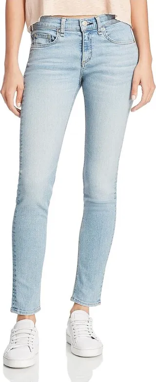 Nelly Womens Denim Light Wash Ankle Jeans