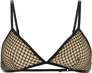 Balenciaga Duo-Tone Mesh Bra
