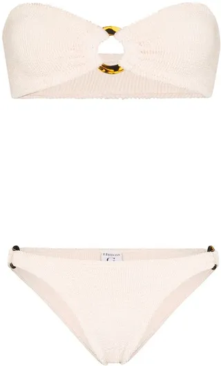 Gloria bandeau crinkle bikini