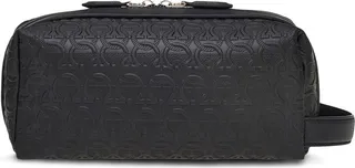 FERRAGAMO- Clutch Bag With Gancini Motif