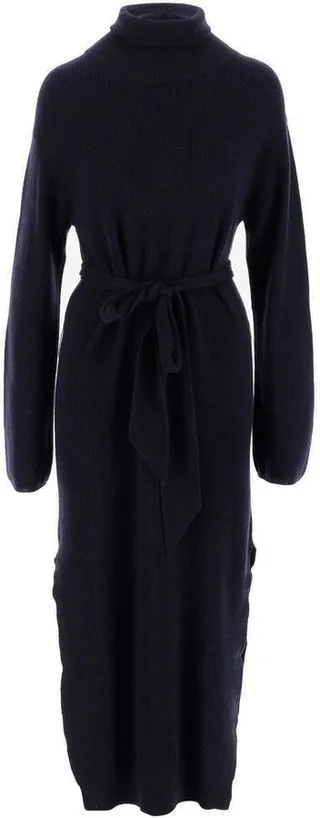 Nanushka Canaan Tied-Waist Knit Midi Dress