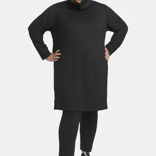 Pari Passu Elena Cowl neck Tunic - Black