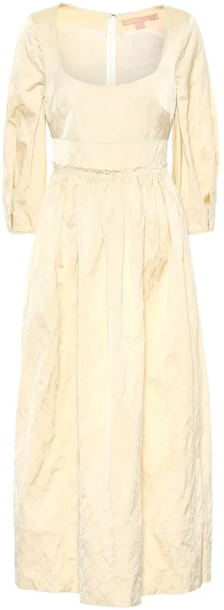 Ondina satin midi dress