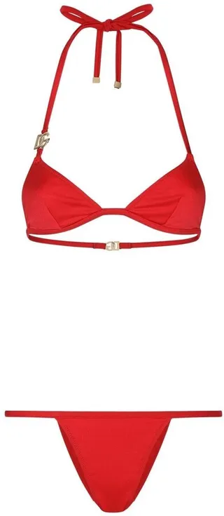 DG logo triangle bikini