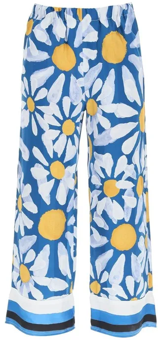 Marni Euphoria Printed Jacquard Cropped Pants