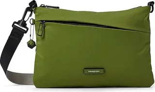 Hedgren Orbit Flat Crossover (Cedar Green) Cross Body Handbags