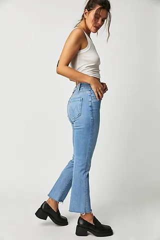 MOTHER The Hustler Ankle Fray Jeans by MOTHER at Free People