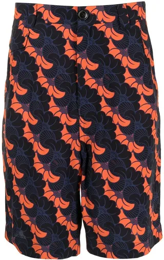 Floral-Print Bermuda Shorts
