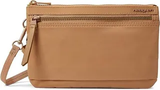 Hedgren Emma Crossover 3 Compartment FRID (Tan) Cross Body Handbags