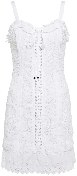 Broderie anglaise minidress