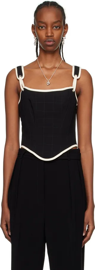 Paris Georgia SSENSE Work Capsule – Black Lottie Camisole