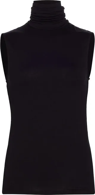 Soft Touch Sleeveless Turtleneck