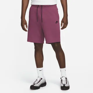 Men's Nike Sportswear Tech Fleece Shorts in Red