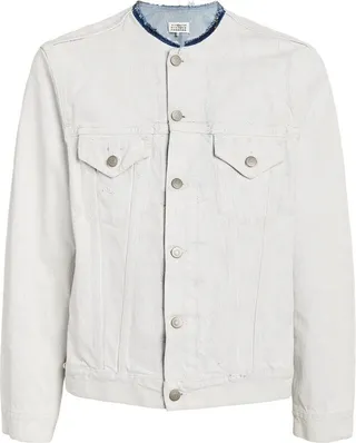 Maison Margiela Coated-Denim Jacket