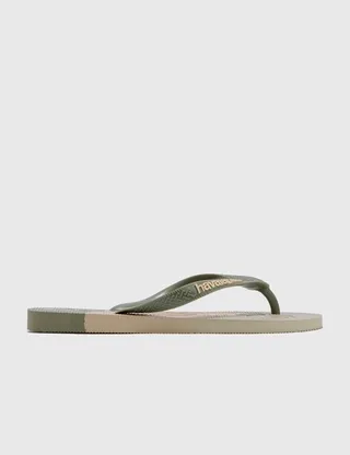 Top Logomania Colors Flip Flops