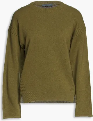 Wool and cashmere-blend sweater