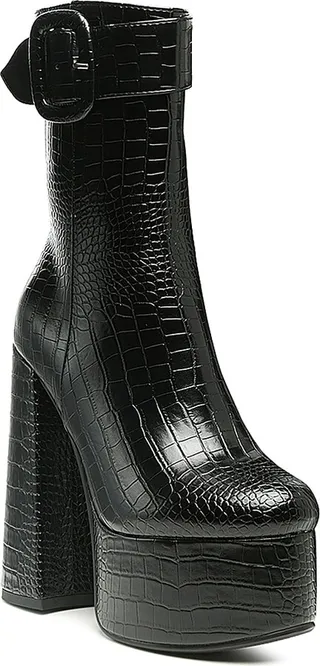 London Rag Bumpy Platform Bootie
