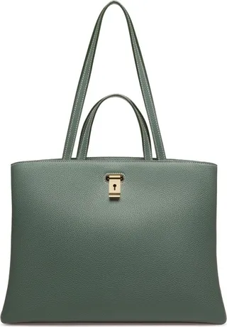 Lya leather tote bag