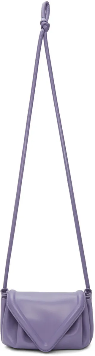 Bottega Veneta Purple Small Beak Clutch
