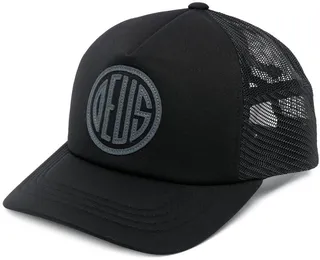 Logo-Embellished Mesh-Panelled Cap