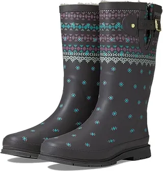 Western Chief Printed Tall Waterproof Rain Boot (Doily Pop) Women's Shoes