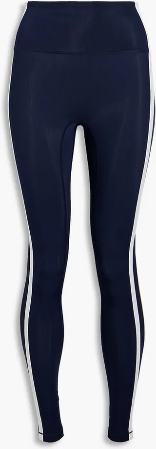 Striped stretch leggings