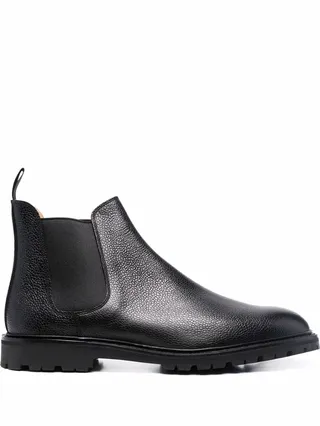 leather Chelsea boots