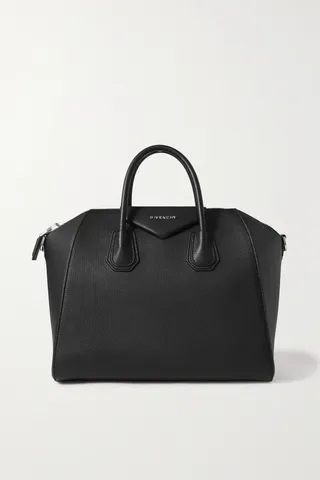 Givenchy - Antigona Medium Textured-leather Tote - Black
